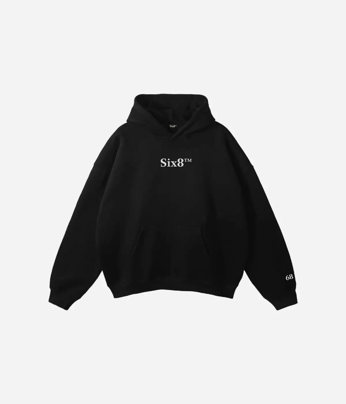 Six8™ Hoodie | Midnight Black